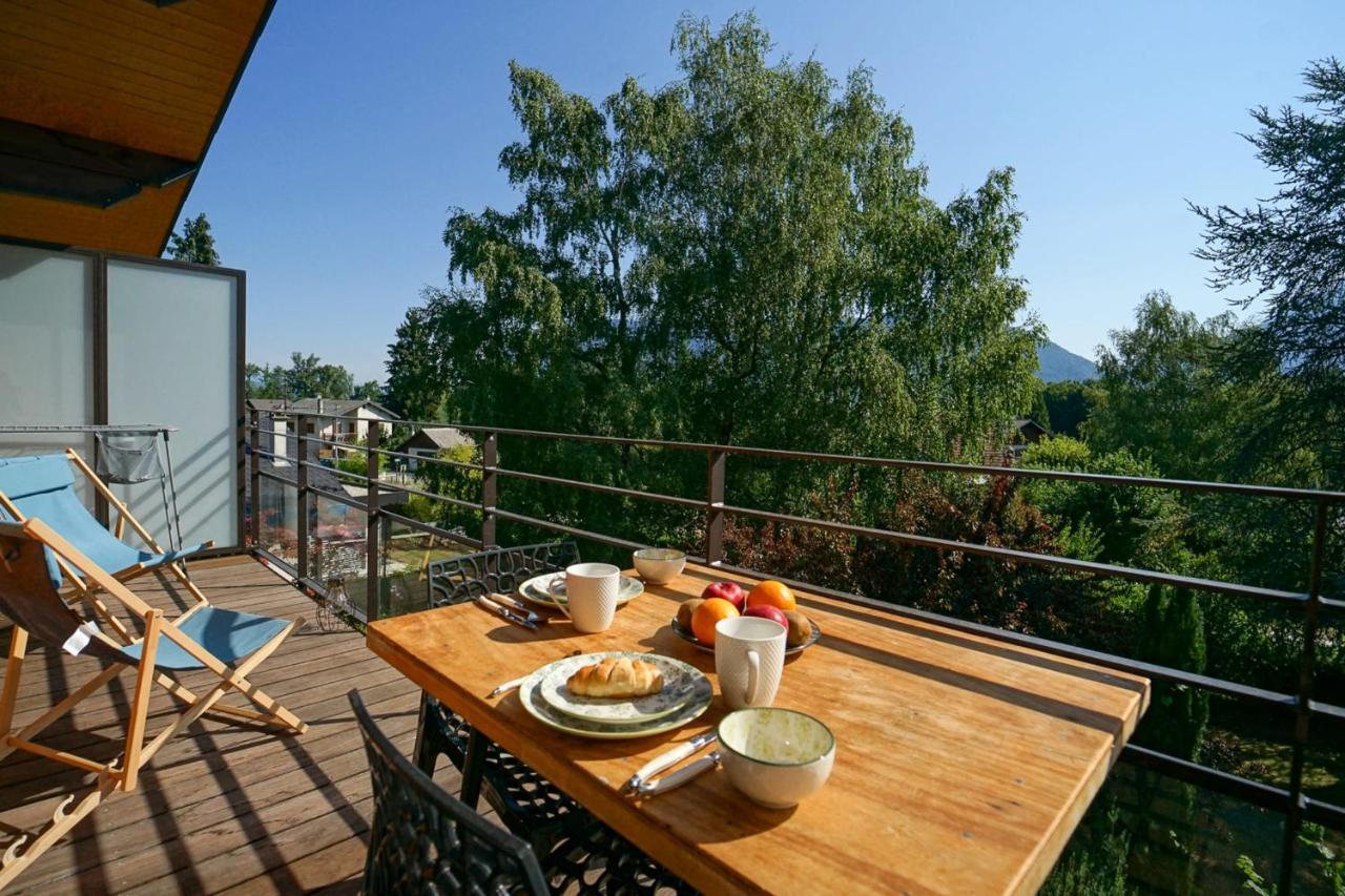 La Tournette Superb Quiet Apartment 300 Meters From The Lake Sévrier Dış mekan fotoğraf