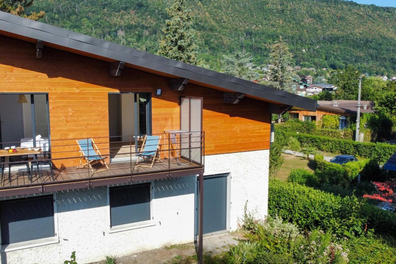 La Tournette Superb Quiet Apartment 300 Meters From The Lake Sévrier Dış mekan fotoğraf